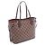 Borsa Tote Louis Vuitton Neverfull PM Marrone Damier ebene - vista 2