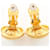 Orecchini a clip Chanel Coco Mark Bianco D'oro - vista 6