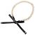 Cinturón de cadena con cinta Chanel Coco Mark Negro Dorado