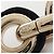 Cinturón de cadena con cinta Chanel Coco Mark Negro Dorado - vista 3