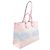 Borsa Tote Louis Vuitton OnTheGo GM LV Escale Pastel Rosa Multicolore - vista 2