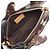 Borsa a tracolla Louis Vuitton Dog-On Strap Marrone - vista 3