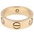 Anello Cartier Love 3PD - Oro giallo 18K con diamante D'oro - vista 3