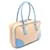 Saffiano Borsa Prada Re-Edition 1978 Medium Blu Beige - vista 2