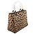 Christian Dior LADY DIOR Borsa 2-Way stampa leopardata Nero Beige - vista 2
