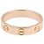 Anel Mini Love da Cartier em ouro rosa 18K Dourado - vista 2