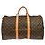 Louis Vuitton Keepall Monogram Canvas 50 Marrone - vista 2
