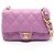 Borsa a Spalla Chanel Mini Matelassé Porpora