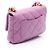 Borsa a Spalla Chanel Mini Matelassé Porpora - vista 2