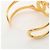 Chanel Coco Mark Armreif vergoldet Golden - Ansicht 3