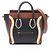 Céline Borsa 2-Way Celine Luggage Nano Shopper Marrone Nero Crudo