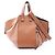 Borsa a mano in pelle Loewe Hammock Small 2-Way Marrone