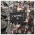Stola in cashmere Chanel Coco Mark Marrone Nero - vista 3