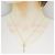 Tiffany & Co Mini collana Tiffany Heart Key Giallo - vista 6