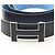 Hermès Hermes Constance Reversible H-Gürtel Schwarz Blau - Ansicht 2