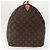Borsa Keepall Louis Vuitton Monogram Canvas 55 Marrone - vista 3