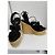Saint Laurent Jewell Espadrilles con zeppa in camoscio - Nero 37.5 Marrone chiaro - vista 9