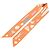 Hermès Foulard Twilly Hermes IN THE POCKET Nastro Sciarpa Multicolore Arancione - vista 3