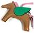 Hermès Portachiavi Hermes Cavallo Cheval Rodeo Pegasus MM Charm per borsa Rosa Beige Verde - vista 2