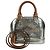Louis Vuitton Monogram Vernis Alma BB Handtasche Silber
