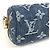 Monedero Monogram Denim Louis Vuitton Azul - vista 7