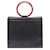 Borsa Chanel Loop Handle in pelle nera Nero