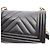 Bolso de hombro Chanel Boy Small Chevron V-Stitch Negro - vista 10