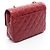 Borsa a tracolla Chanel Mini Matelassé Rosso - vista 2