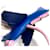 Hermès Llavero Caballo Hermes Cheval Rodeo Pegasus MM Rosa Azul  - vista 8