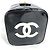 Vanity Beauty Case Chanel Vintage Matelassé Nero - vista 6