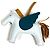 Hermès PORTACHIAVI CAVALLO HERMES Cheval Rodeo Pegasus MM Accessorio per borsa Blu Verde - vista 2