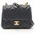 Borsa a tracolla Chanel Matelassé Small Flap Nero