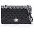Borsa a Spalla Chanel Matelassé Double Flap Nero