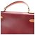 Hermès Borsa Hermes Kelly 32 Tricolor Marrone Rosso Bordò - vista 13