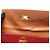 Hermès Borsa Hermes Kelly 32 Tricolor Marrone Rosso Bordò - vista 7