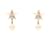 Orecchini Chanel Coco Mark Star Bianco D'oro  - vista 1