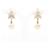 Orecchini Chanel Coco Mark Star Bianco D'oro  - vista 2