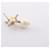 Orecchini Chanel Coco Mark Star Bianco D'oro  - vista 5