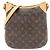 Borsa a Spalla Louis Vuitton Monogram Odeon PM Marrone Monogramma