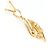 Autre Marque Collana in oro giallo 18K con diamante D'oro - vista 2