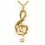 Autre Marque Collana in oro giallo 18K con diamante D'oro