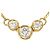 Autre Marque Collana in oro giallo 18K e diamanti D'oro