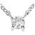 Autre Marque PT900 Platin-Halskette mit Diamant