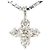 Autre Marque Elegante collana in platino e oro bianco D'oro