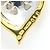 Autre Marque Collana in platino PT850 e oro giallo 18K con diamante D'oro - vista 4