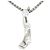 Autre Marque Platinhalskette mit Diamant
