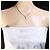 Autre Marque Platinhalskette mit Diamant - Ansicht 6