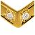 Autre Marque Orecchini pendenti in oro giallo 18K con diamanti D'oro - vista 2