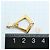 Autre Marque Orecchini pendenti in oro giallo 18K con diamanti D'oro - vista 5