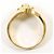 Autre Marque 18K Gelbgold-Ring mit Diamant Golden - Ansicht 3